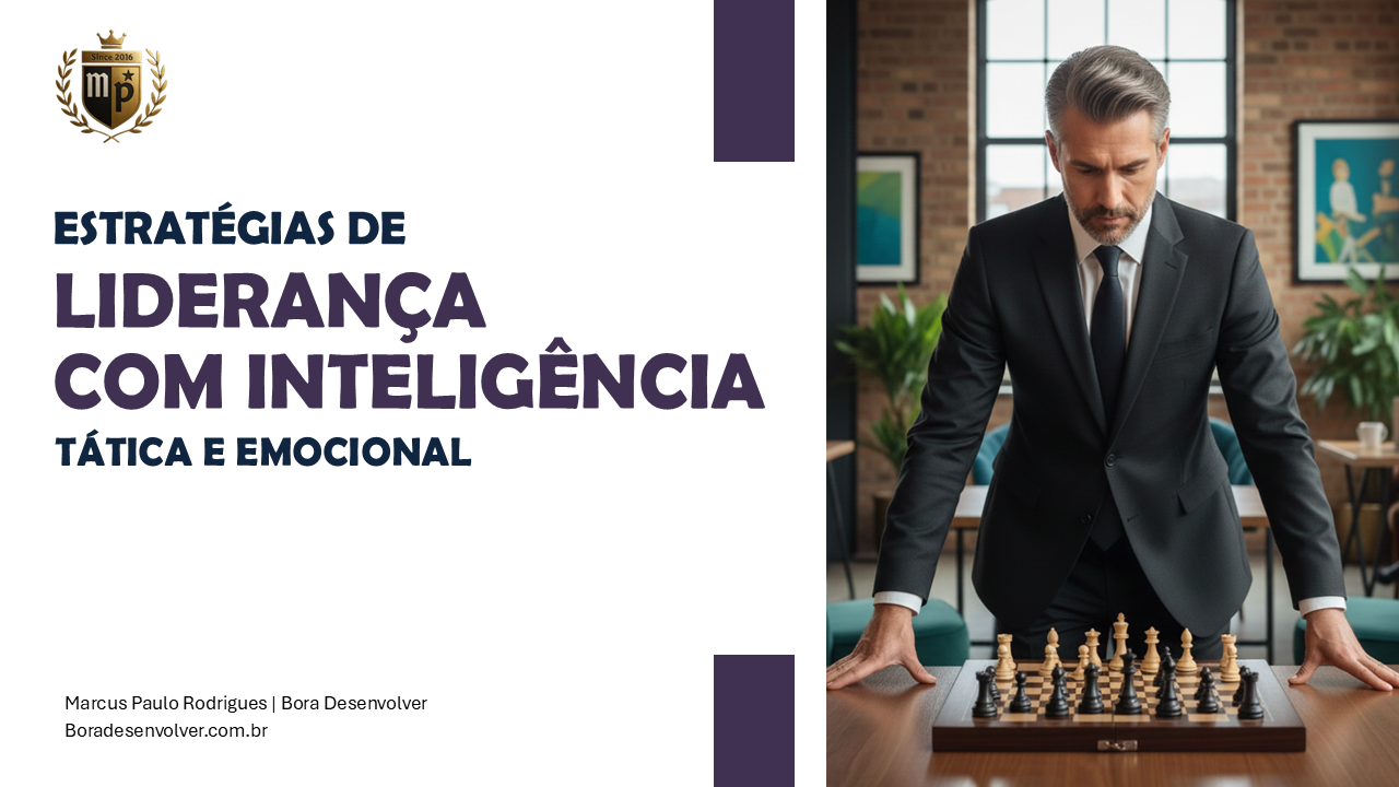 Estratégias de Liderança com Inteligência Tática e Emocional - Apoio a NR-01 — treinamento empresarial da Bora Desenvolver